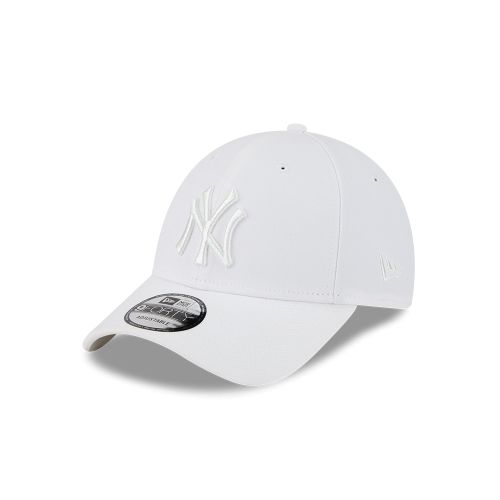 New York Yankees 9Forty Metallic White on White Cap