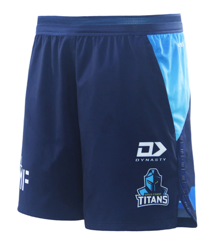 Gold Coast Titans 2026 Mens Gym Shorts - Navy
