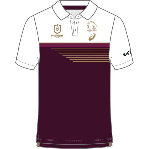 Brisbane Broncos 2025 Mens Premiers Polo