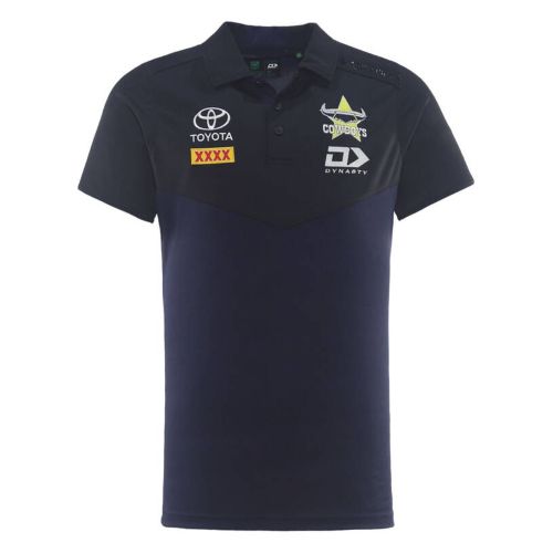 North Queensland Cowboys 2026 Mens Media Polo - Black
