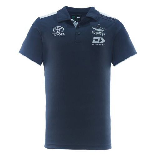 North Queensland Cowboys 2026 Mens Media Polo - Charcoal