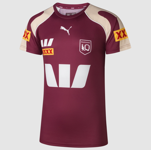 QLD Maroons 2026 Mens Training Tee