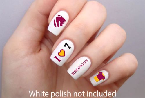 Brisbane Broncos Nail Decals