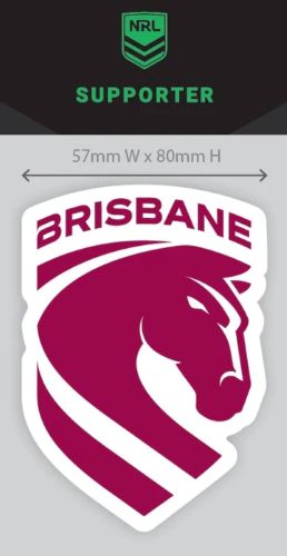 Brisbane Broncos Mini Decal