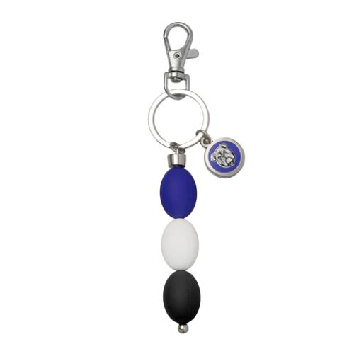 Canterbury Bulldogs Keyring - 3 Ball Charm