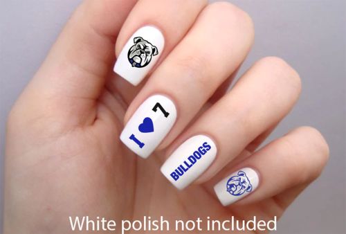 Canterbury Bulldogs Nail Decals