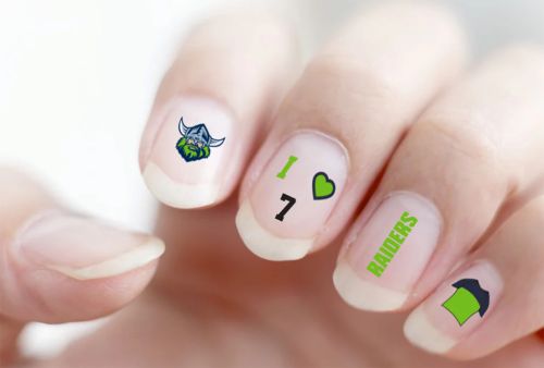 Canberra Raiders Nail Decals