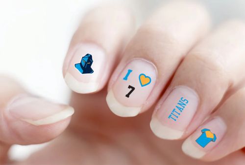Gold Coast Titans Nail Decals