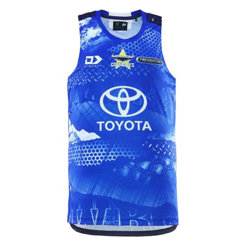 North Queensland Cowboys 2026 Mens Training Singlet - Blue