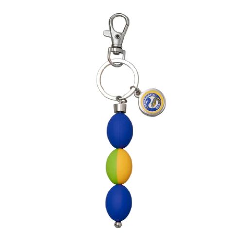Parramatta Eels Keyring - 3 Ball Charm