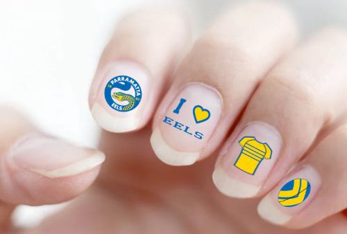 Parramatta Eels Nail Decals