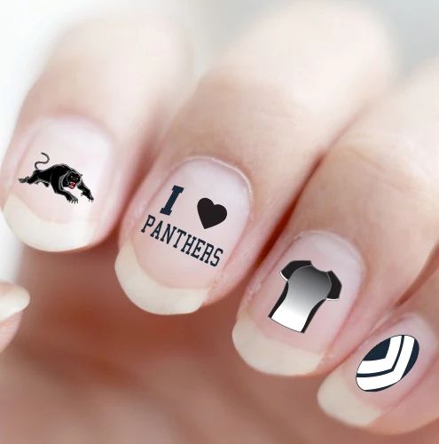 Penrith Panthers Nail Decals
