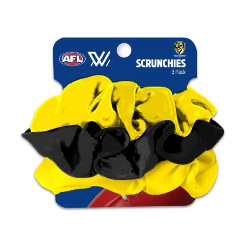 Richmond Tigers Scrunchies 3PK