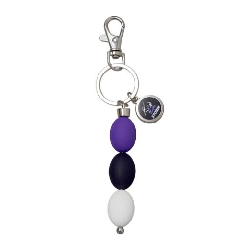 Melbourne Storm Keyring - 3 Ball Charm