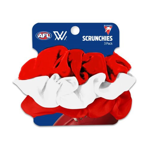 Sydney Swans Scrunchies 3PK