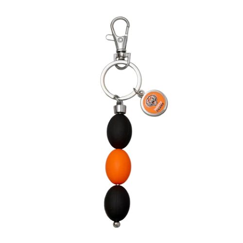 West Tigers Keyring - 3 Ball Charm