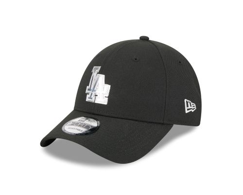 Los Angeles Dodgers 9Forty Liquid Metal Black Cap