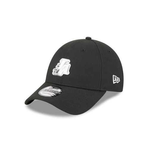 Los Angeles Lakers 9Forty Liquid Metal Black Cap