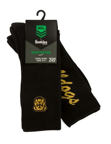 Canterbury Bulldogs Foot-ies Sneaker Socks - Black