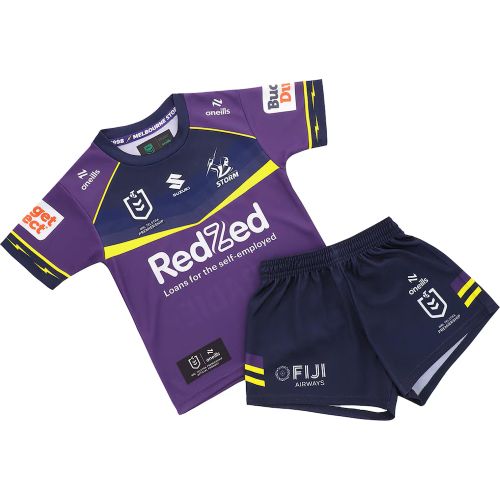 Melbourne Storm 2026 Kids Home Jersey & Short Set
