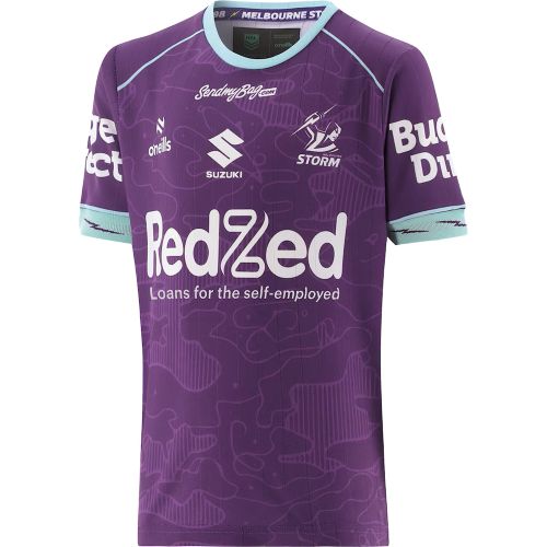 Melbourne Storm 2026 Kids Training Tee - Purple