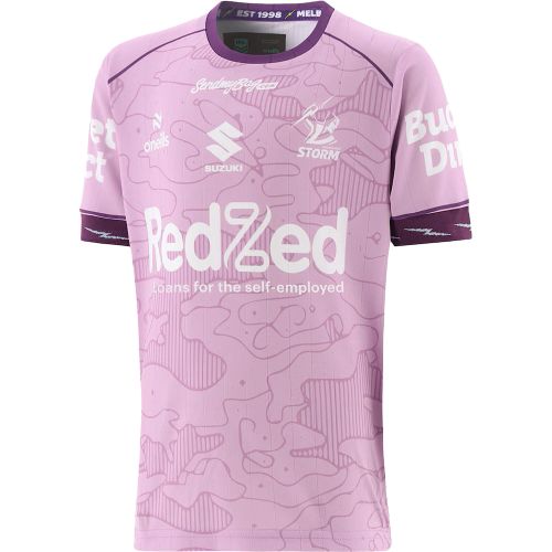 Melbourne Storm 2026 Kids Training Tee - Lilac