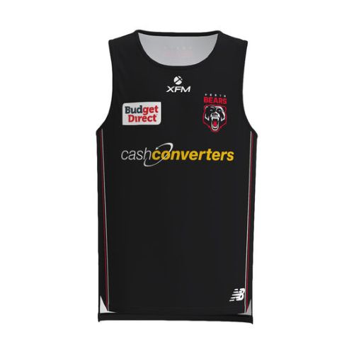Perth Bears Mens Training Singlet - Black