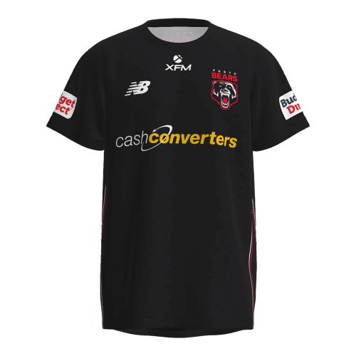 Perth Bears Mens Training Tee - Black