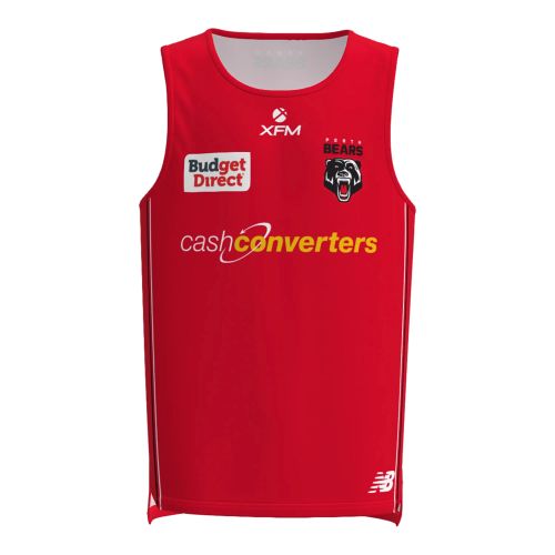 Perth Bears Mens Training Singlet - Red