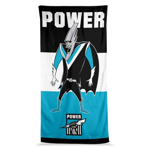Port Adelaide Power Beach Towel - Jumbo