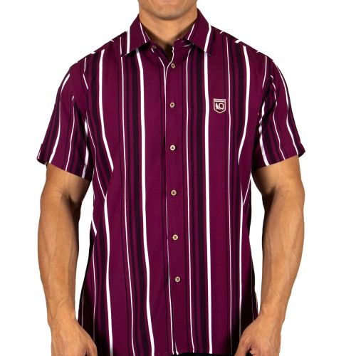 QLD Maroons Mens Party Shirt - Sorrento
