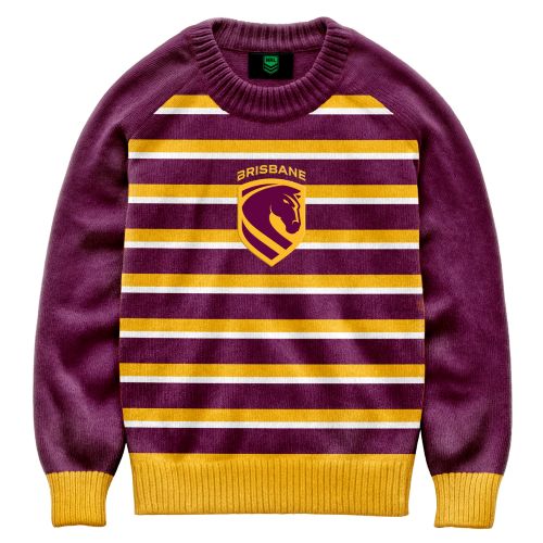 Brisbane Broncos Kids Jumper - Crossbar