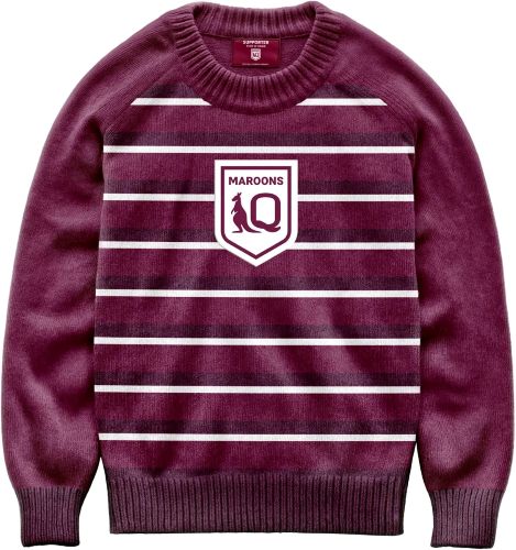 QLD Maroons Kids Jumper - Crossbar