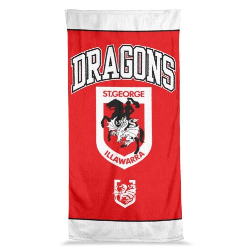 St George Dragons Beach Towel - Jumbo