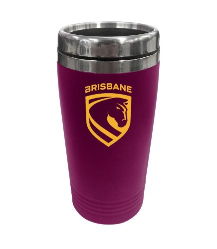 Brisbane Broncos Travel Mug - Stainless Steel