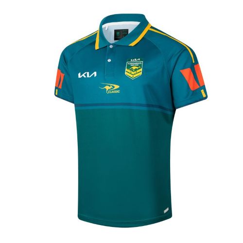 Australian Kangaroos RLWC 2026 Mens Media Polo