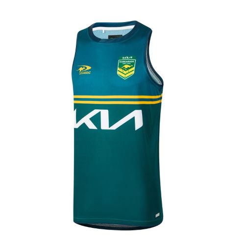 Australian Kangaroos RLWC 2026 Mens Training Singlet