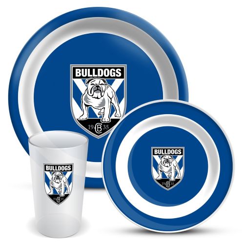 Canterbury Bulldogs 3PCE Dinner Set