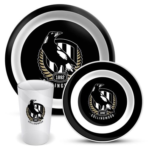 Collingwood Magpies 3PCE Dinner Set
