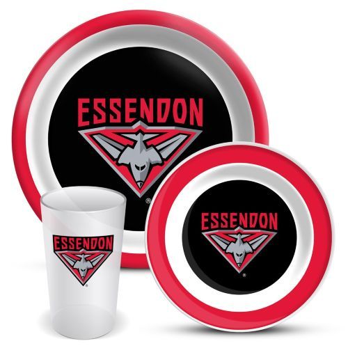 Essendon Bombers 3PCE Dinner Set