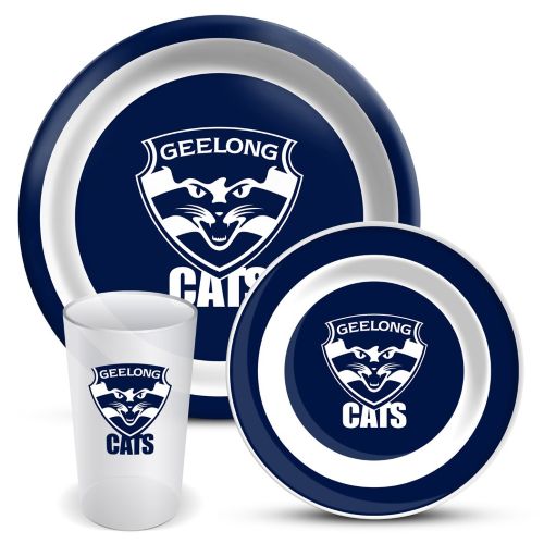 Geelong Cats 3PCE Dinner Set