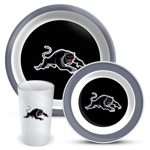Penrith Panthers 3PCE Dinner Set