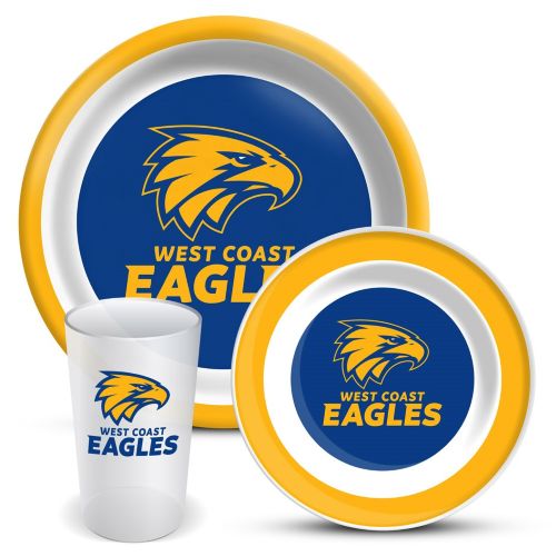 West Coast Eagles 3PCE Dinner Set